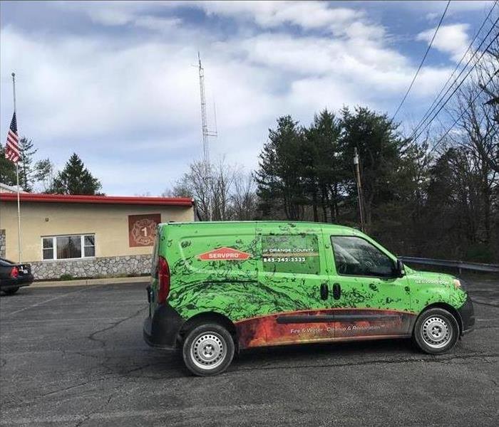 SERVPRO Van Parked